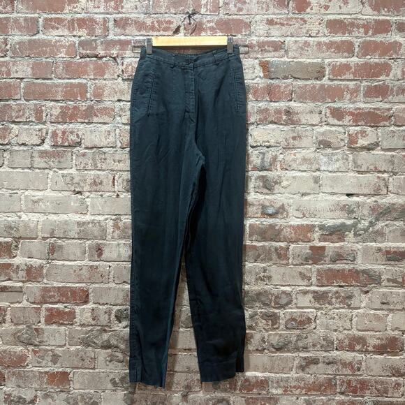 WEEKEND by MaxMara Linen Slacks Size 4 - Picture 2 of 8